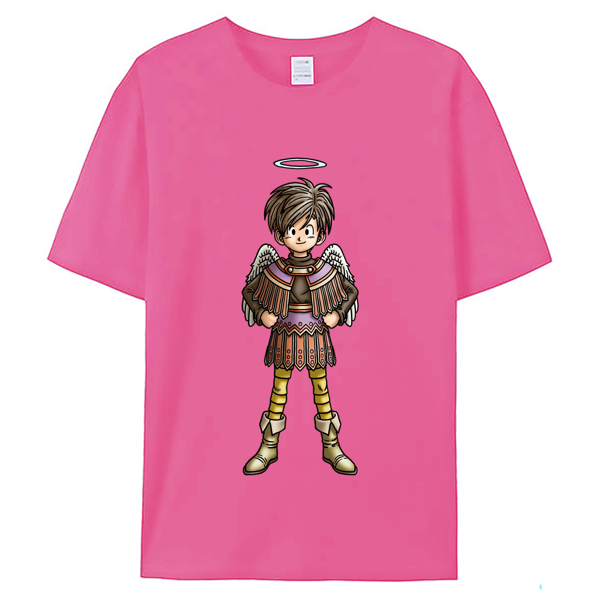 （画像用） ドラゴンクエスト Doragon Kuesuto Dragon Quest レディースカジュアルプリントTシャツ（綿100％）